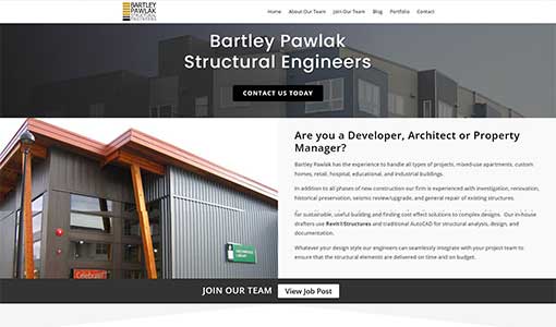 Bartley Pawlak Website Redesign Bartley Pawlak Website Redesign